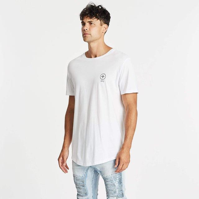 Highway Dual Curved T-Shirt White