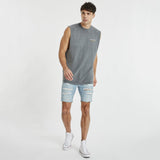 Hurricane Relaxed Muscle Tee Pigment Charcoal
