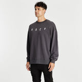 Inquisitive Relaxed Jumper Pigment Asphalt