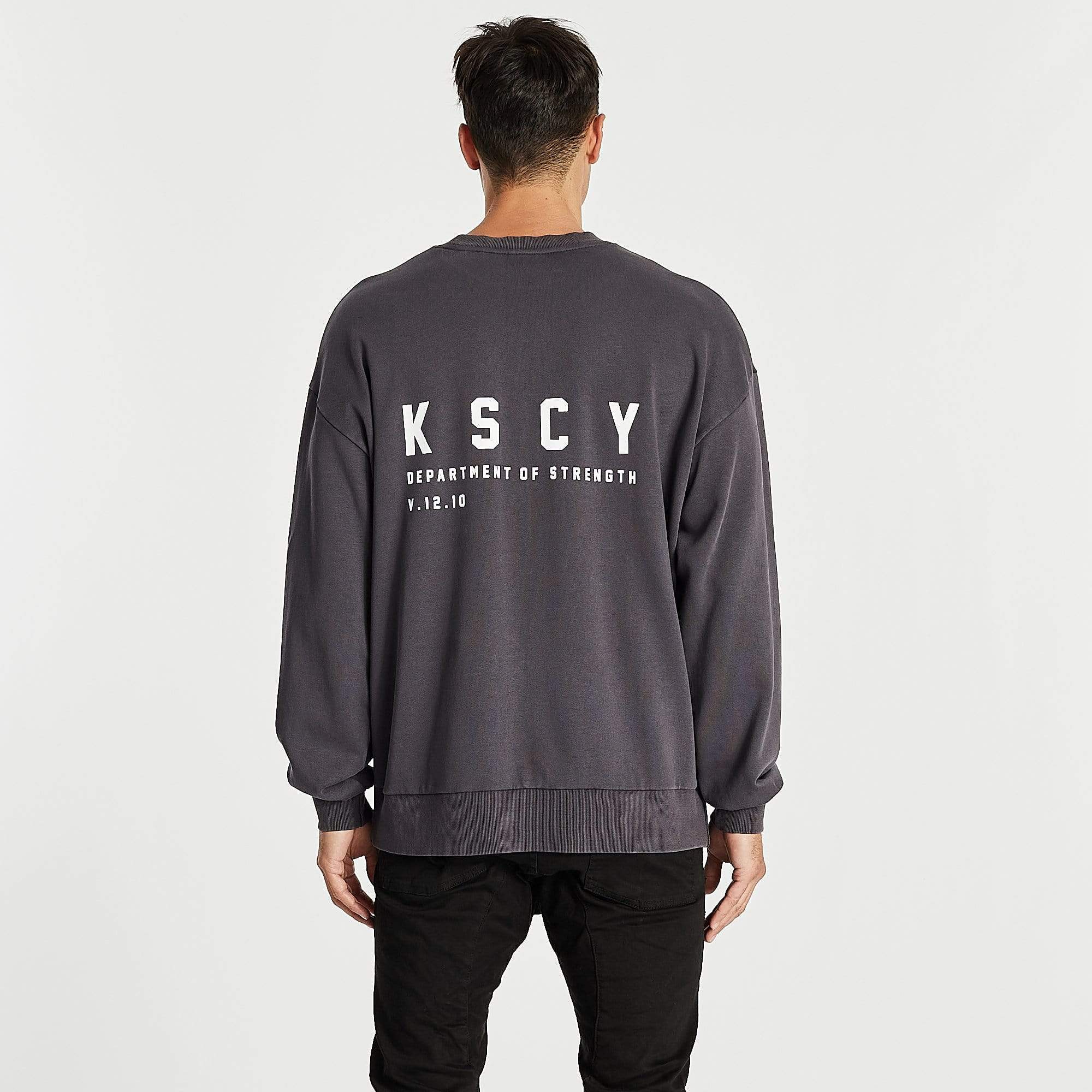 Inquisitive Relaxed Jumper Pigment Asphalt