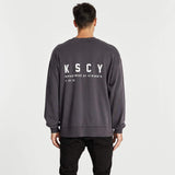 Inquisitive Relaxed Jumper Pigment Asphalt