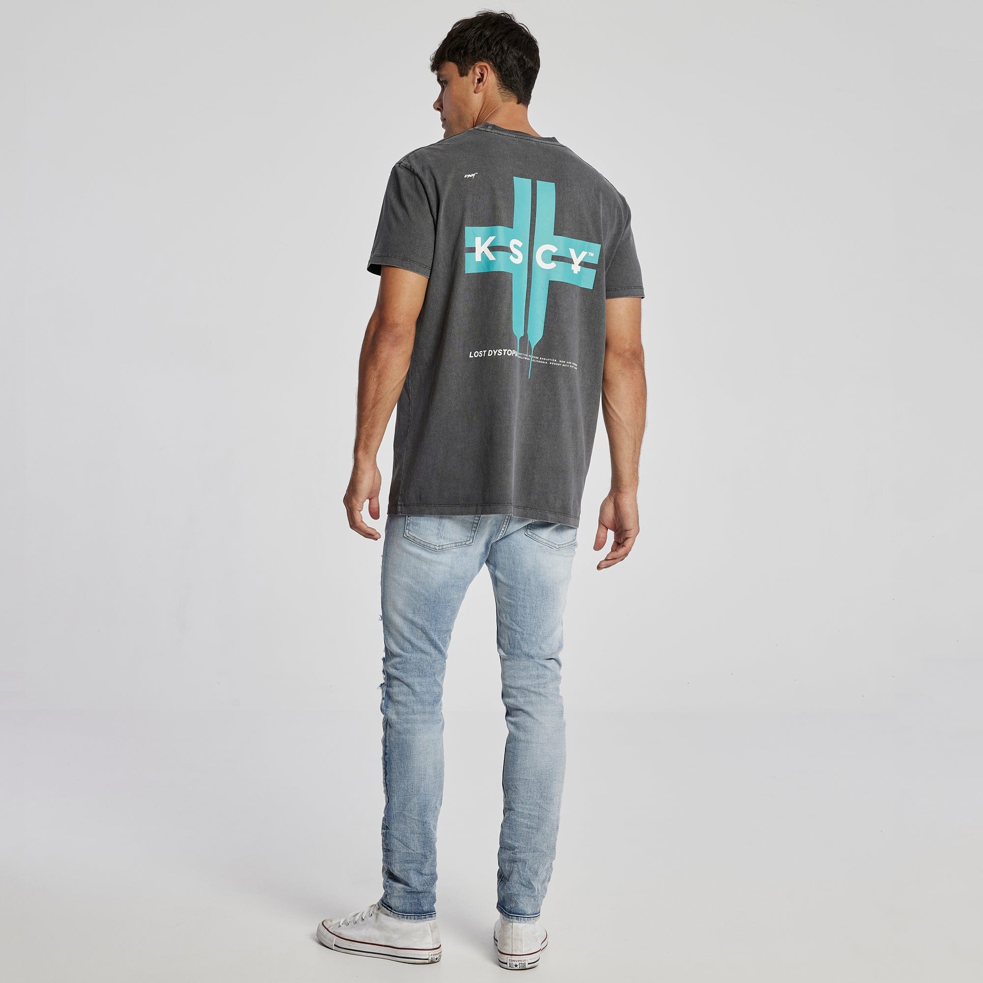 Intend Relaxed T-Shirt Pigment Asphalt