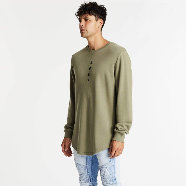 Intersect Dual Curved Jumper Khaki