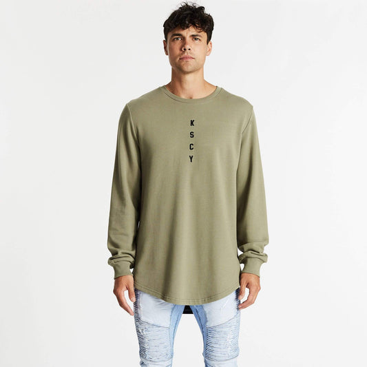 Intersect Dual Curved Jumper Khaki