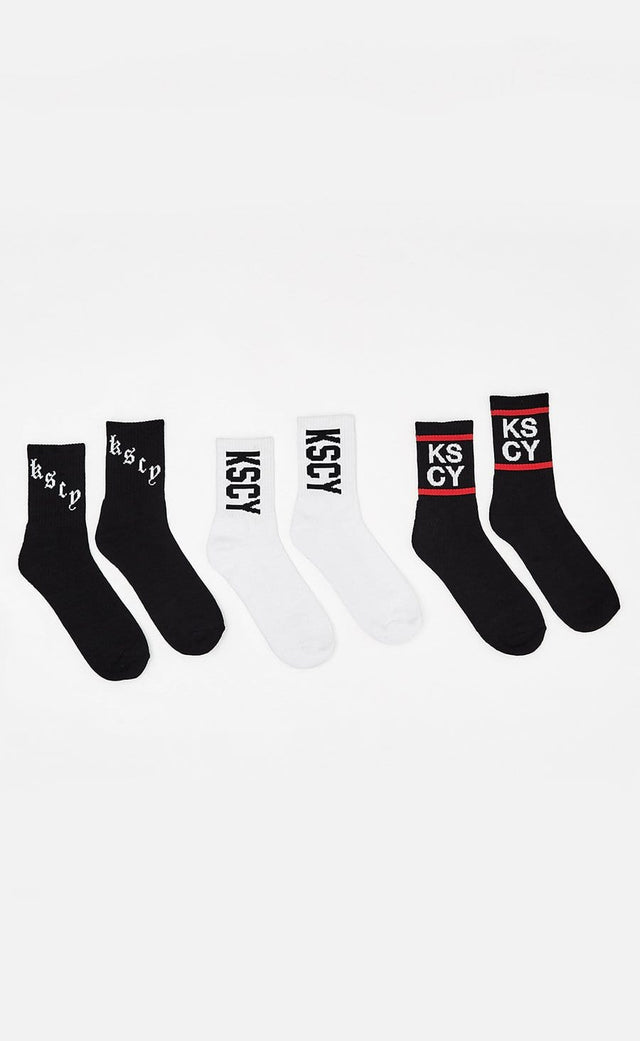 KSCY 03 3-Pack Mid Socks