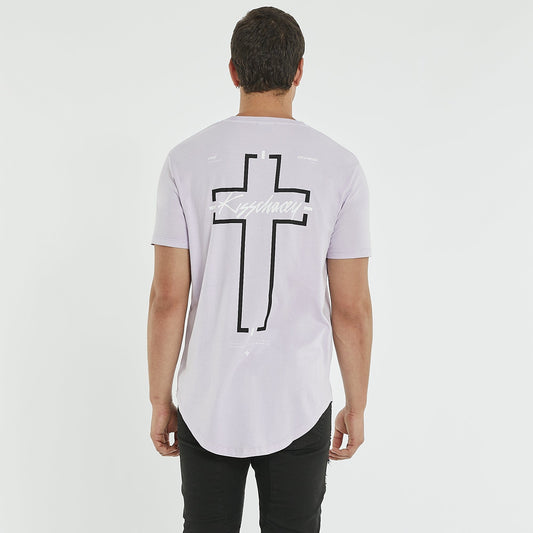 Liar Dual Curved T-Shirt Pigment Orchid