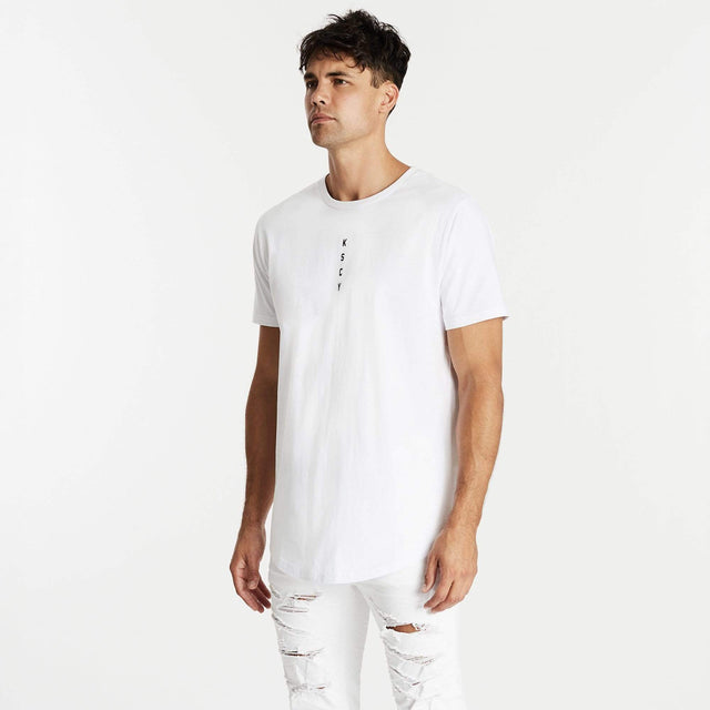 Lithium Dual Curved T-Shirt White