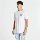 Lost Love Dual Curved T-Shirt White