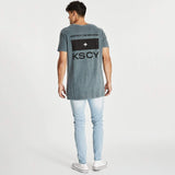 Machinery Step Hem T-Shirt Pigment Slate