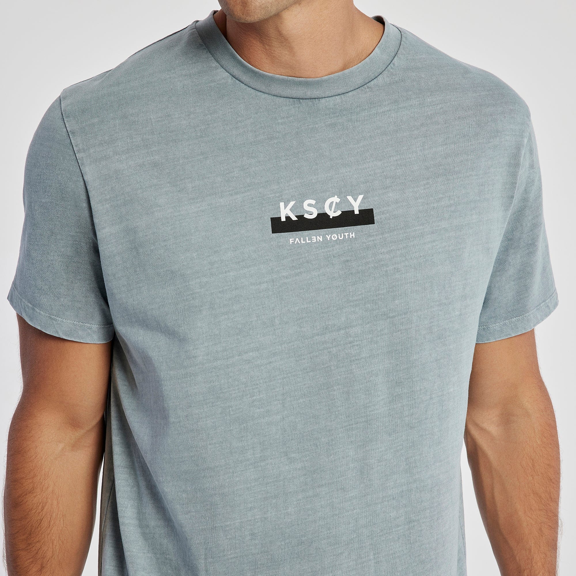 Miles Dual Curved T-Shirt Pigment Lead