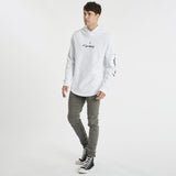 Montage Hooded Dual Curved Jumper White