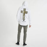 Montage Hooded Dual Curved Jumper White