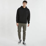 Montalvin Relaxed Hoodie Jet Black