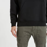 Montalvin Relaxed Hoodie Jet Black