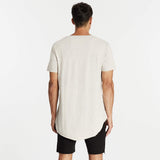Nameless Dual Curved V-Neck T-Shirt Acid Rock