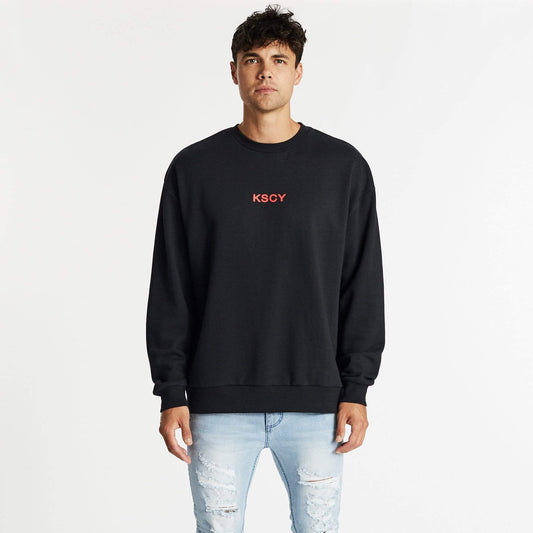 Never Ending Relaxed Jumper Jet Black