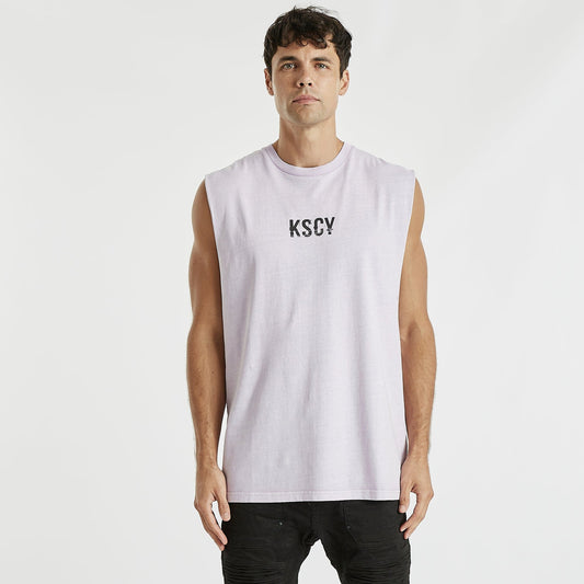 Obliged Relaxed Muscle Tee Pigment Orchid
