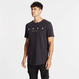 Offshore Dual Curved T-Shirt Jet Black