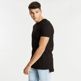 Pace Step Hem T-Shirt Jet Black