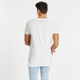 Pace Step Hem T-Shirt White