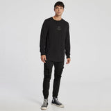 Petition Dual Curved Long Sleeve T-Shirt Jet Black