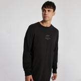 Petition Dual Curved Long Sleeve T-Shirt Jet Black
