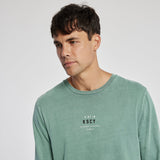 Petition Dual Curved Long Sleeve T-Shirt Pigment Trellis