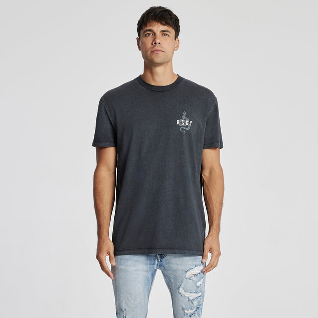 Poison Relaxed T-Shirt Pigment Black