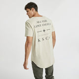 Provision Raw V-Neck T-Shirt Pigment Oatmeal