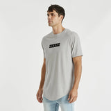 Racing Dual Curved T-Shirt Pigment Gull