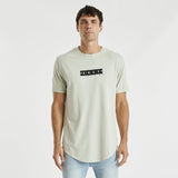 Racing Dual Curved T-Shirt Pigment Stone