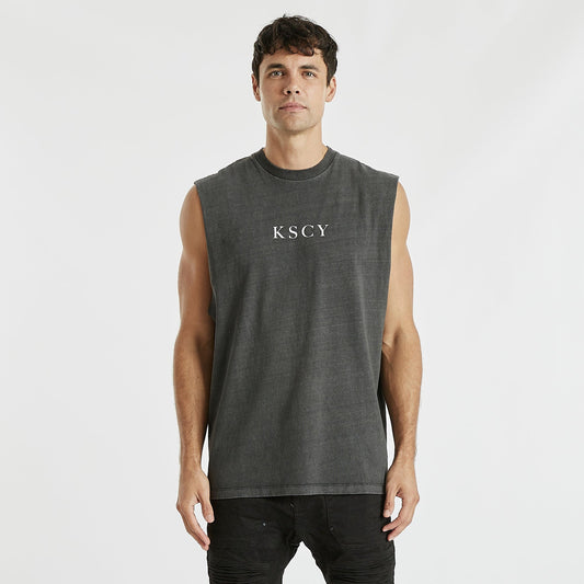 Ramble Relaxed Muscle Tee Pigment Black