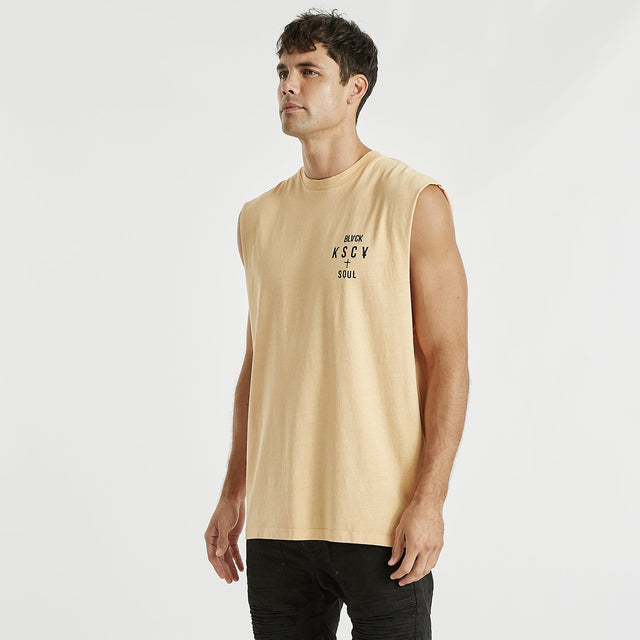 Recognise Relaxed Muscle Tee Pigment Sunburst