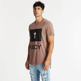 Regulation Dual Curved T-Shirt Acid Shadow Mauve