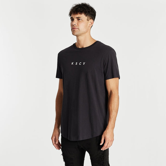 Repent Dual Curved T-Shirt Jet Black