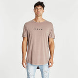 Repent Dual Curved T-Shirt Pigment Shadow Mauve