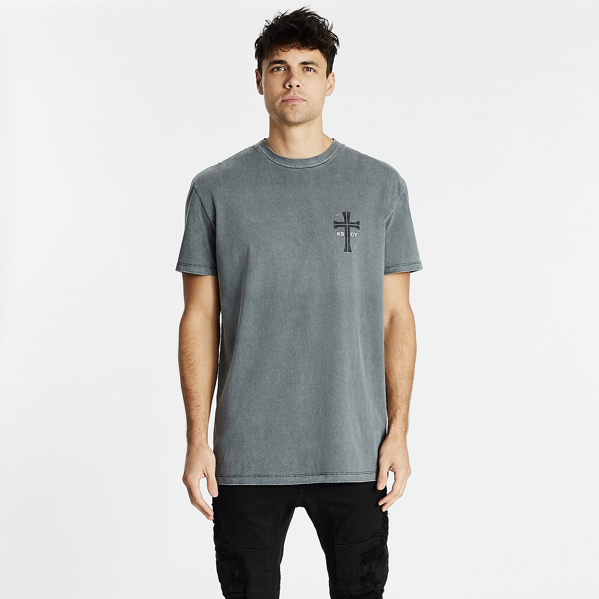 Ricochet Relaxed T-Shirt Pigment Charcoal