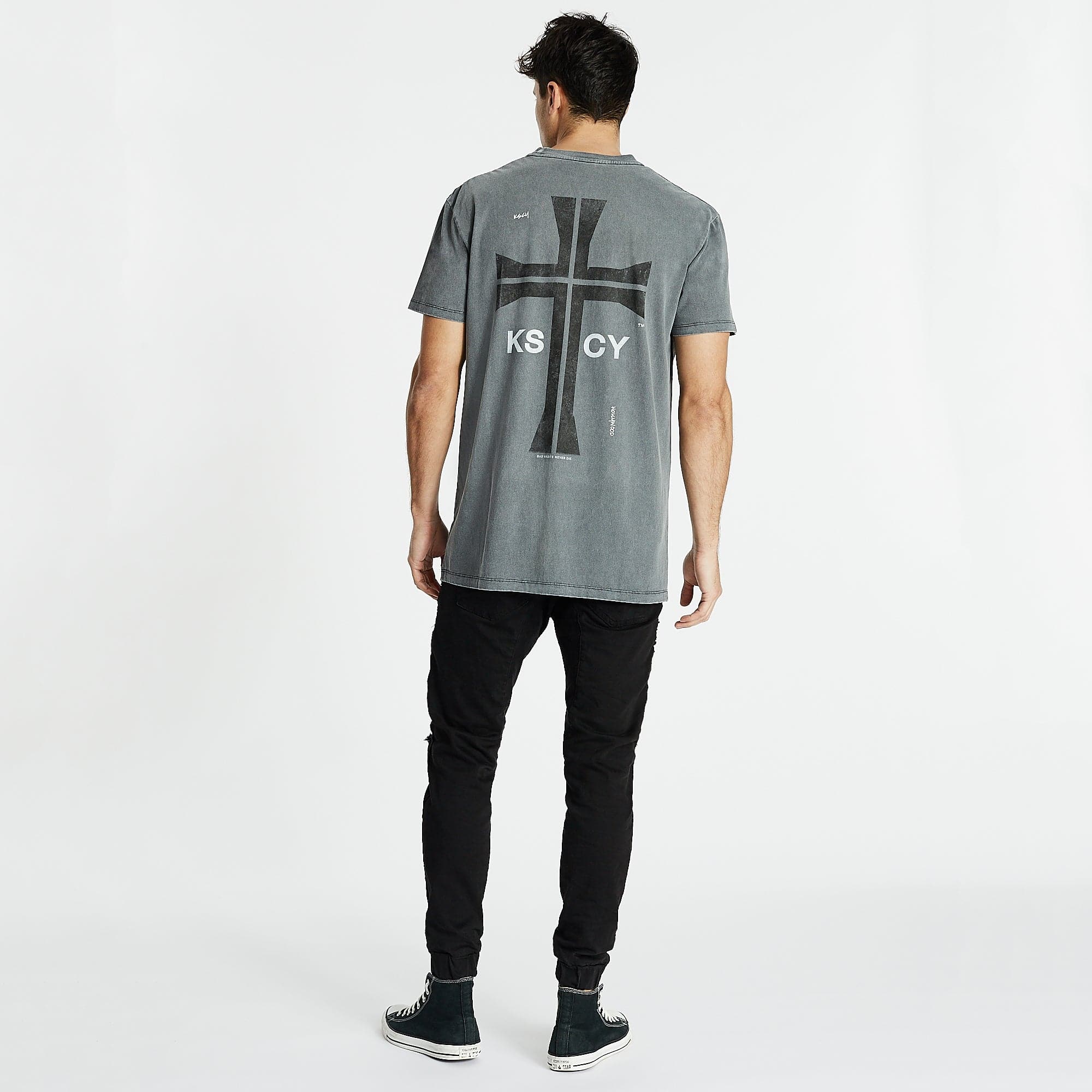 Ricochet Relaxed T-Shirt Pigment Charcoal