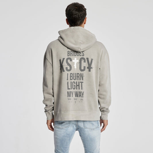 Roaring Relaxed Hoodie Pigment Gull