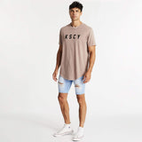 Root of Evil Dual Curved T-Shirt Pigment Shadow Mauve