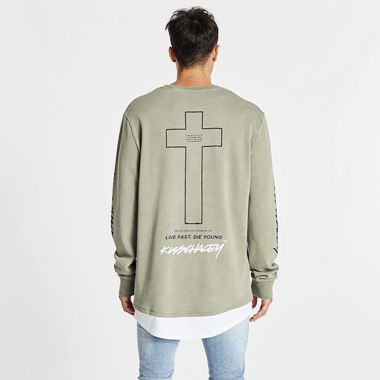 Rumble Layered Jumper Pigment Khaki