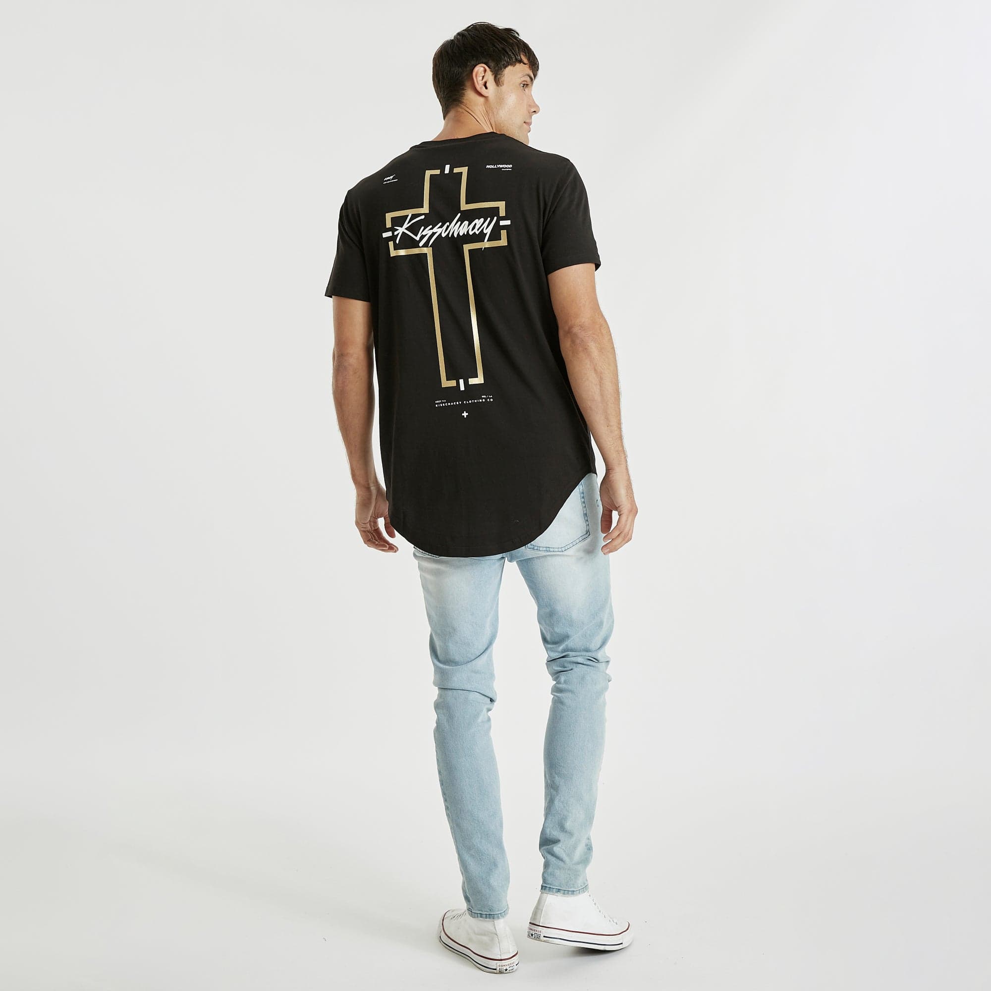 Sensation Dual Curved T-Shirt Jet Black