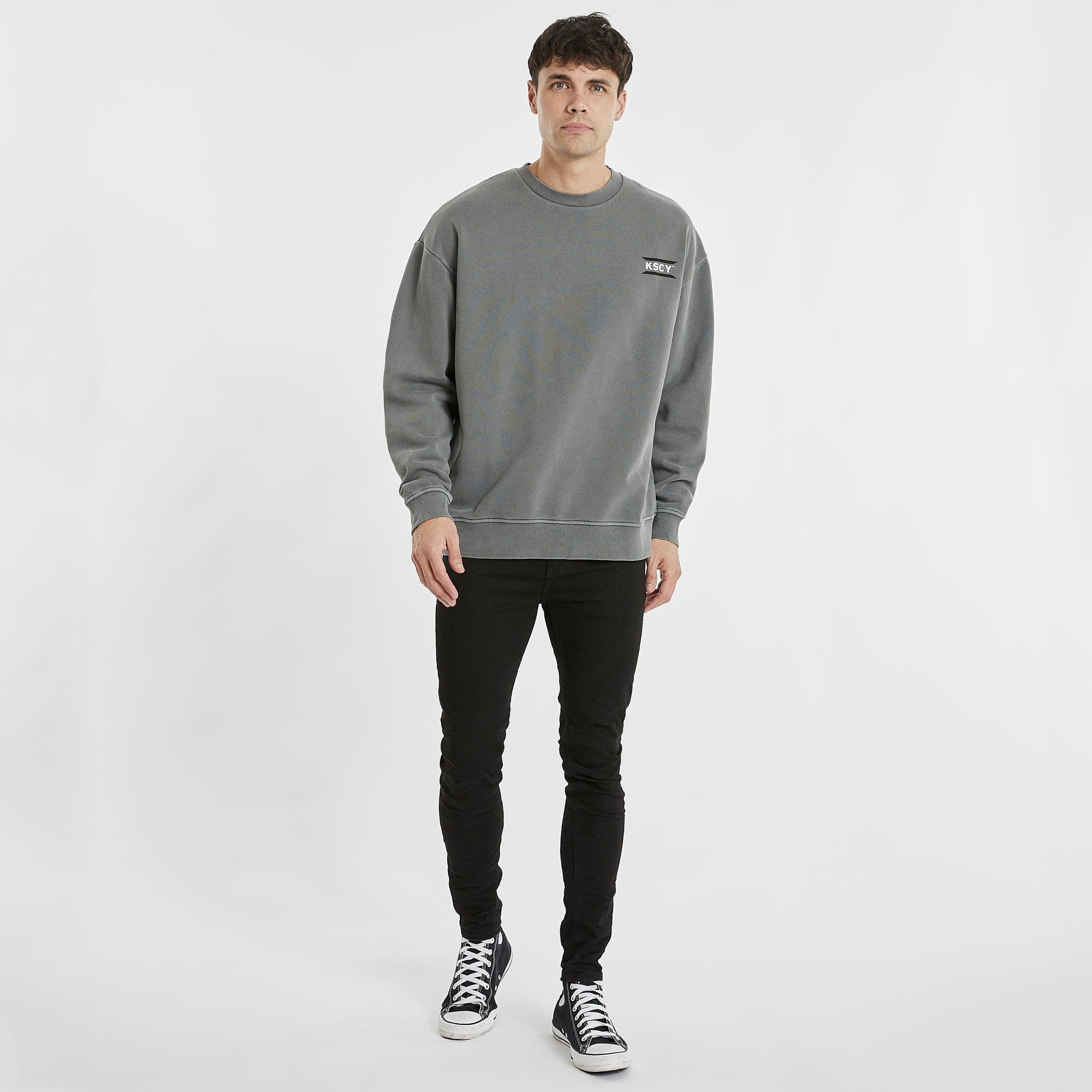 Serra Relaxed Jumper Pigment Charcoal