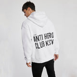 Shackle Relaxed Hoodie White