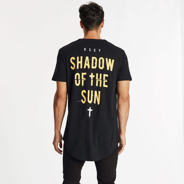 Shadow of the Sun Dual Curved T-Shirt Jet Black