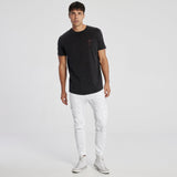 Shield Dual Curved T-Shirt Acid Black