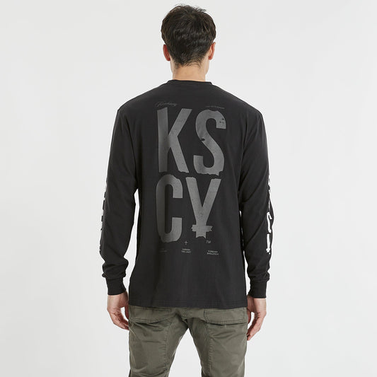 Silverdale Relaxed Long Sleeve T-Shirt Jet Black