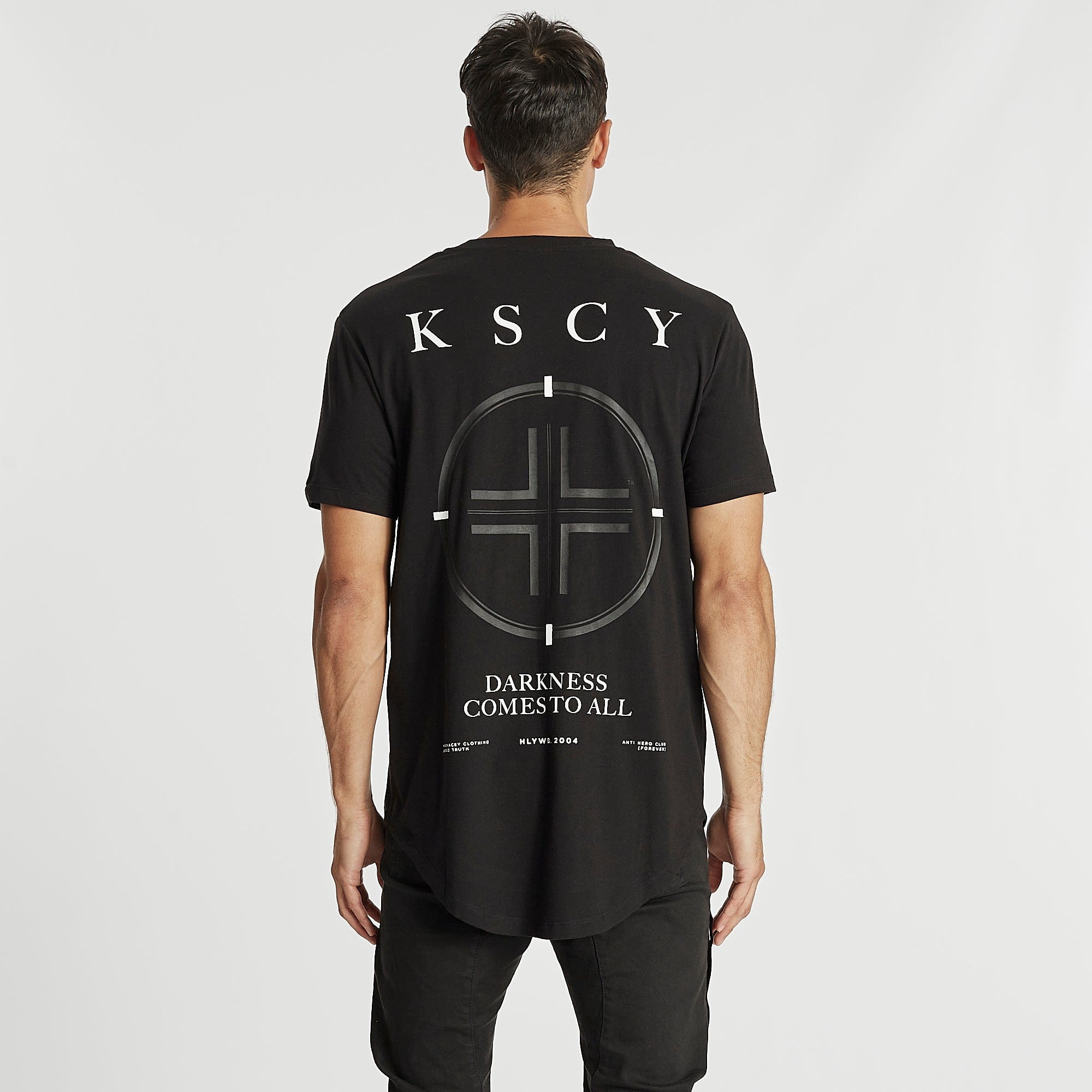Slasher Dual Curved T-Shirt Jet Black
