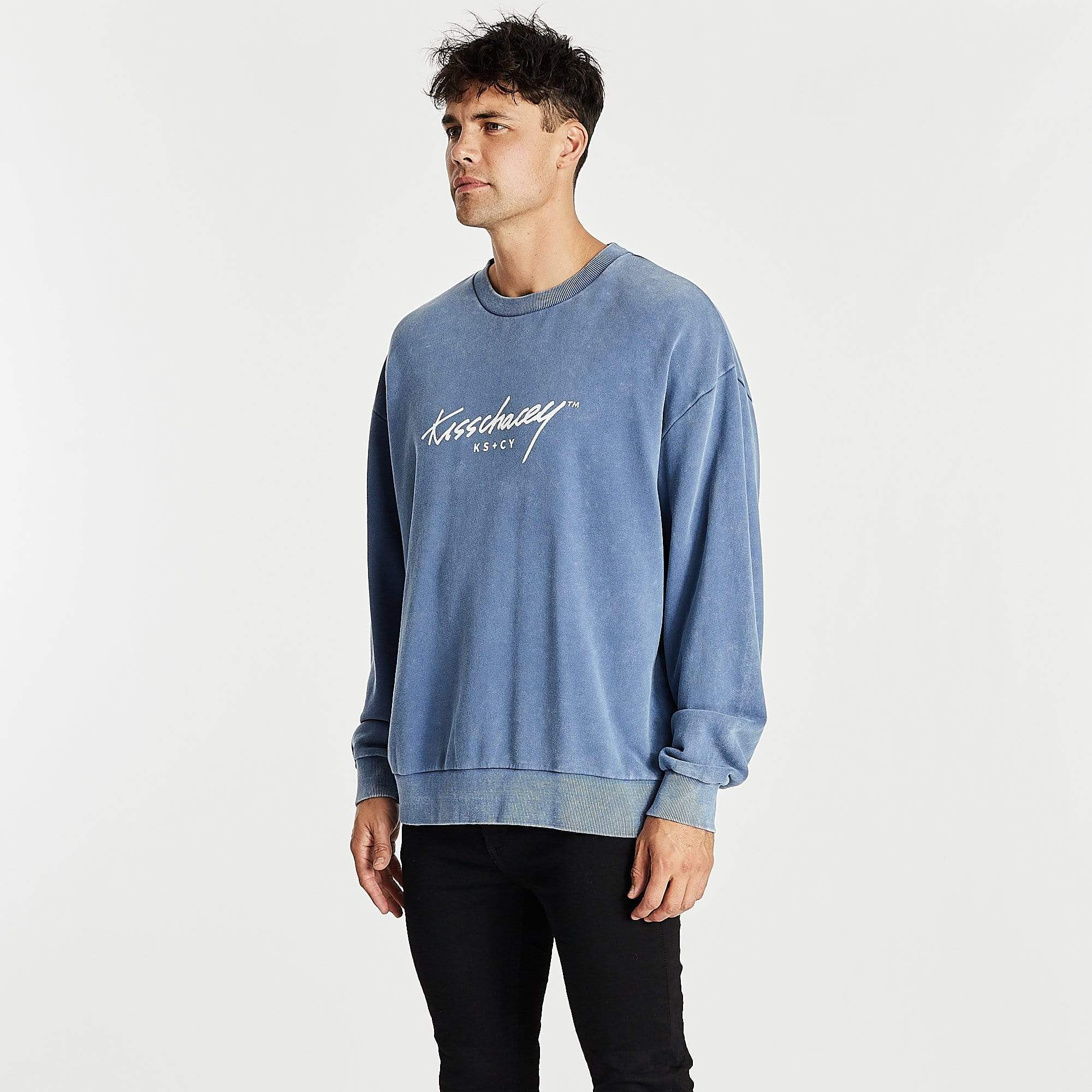 Solo Relaxed Jumper Acid Blue