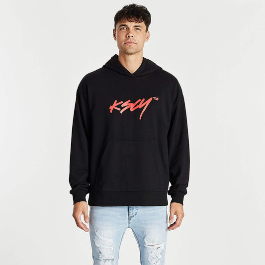 Storm Relaxed Hoodie Jet Black